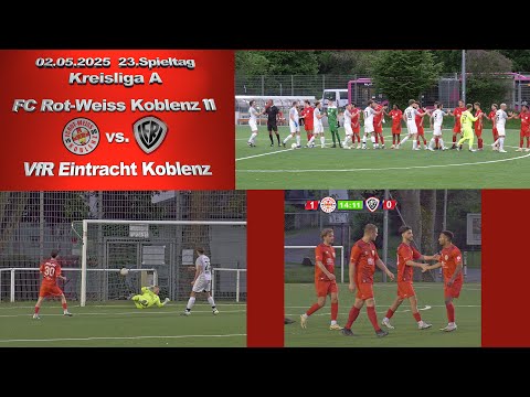 Kreisliga: FC Rot-Weiss Koblenz II vs. VfR Eintracht Koblenz