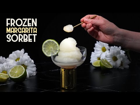 How To Make The Best Ever Frozen Margarita | Margarita Sorbet Recipe