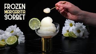 How To Make The Best Ever Frozen Margarita | Margarita Sorbet Recipe