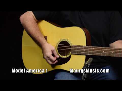 Martin D-18 vs Model America 1 at MaurysMusic.com