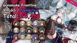 [GFL2:Exilium] Gunsmoke Frontline: Nemertea - Xenotype (9th Day 1) Score: 15,428