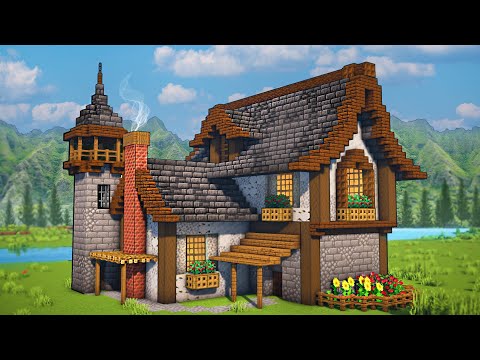 EPIC Medieval House Build in Minecraft