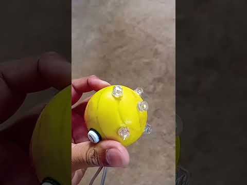IceCream Ball Flashlight | Rechargeable Gadget #electronicsprojects #rechargeableflashlight