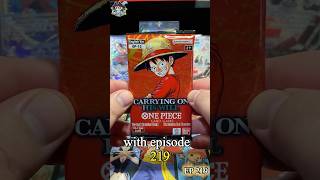 Ep 219 OP13 One Piece Carrying on His will #onepiece #onepiecetcg #shorts