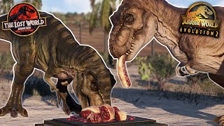 THE REXES ARE BACK!!! - COMPLETE LOST WORLD JURASSIC CHAOS THEORY | Jurassic World Evolution 2
