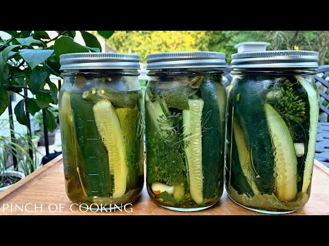 , title : 'How To Make Quick Dill Pickles - Ukrainian Family Recipe - refrigerator pickle'