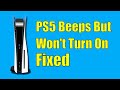 PS5 No Power One Beep No Boot Diagnosis And Repair