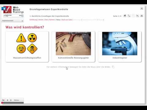 Grundlagenwissen Exportkontrolle