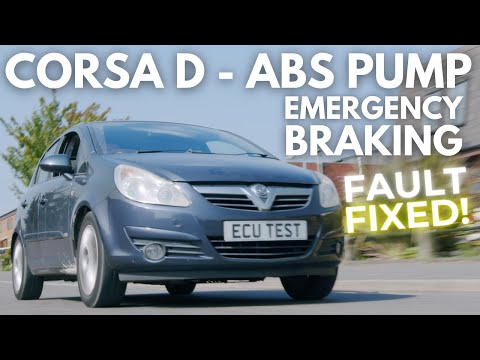 Corsa D ABS Pump – Emergency Braking Fault Fixed