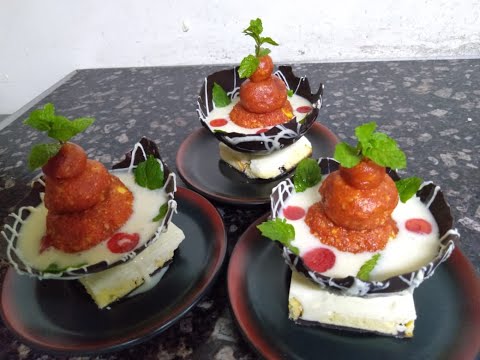 How to prepare Valentine's day dessrts#highlight #folowers#cake#bishnu#viralvideo#food