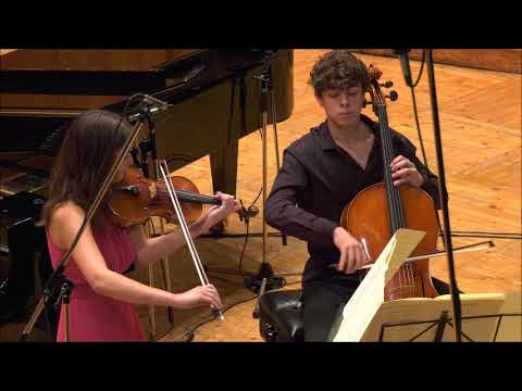 Lora Markova (violin), Syon Najman (cello) - Ravel, Sonata for violin and cello III, IV mvt.