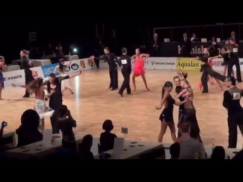 00151 WDSF Youth Open Latin, 1/2 final. Finland Open 2016