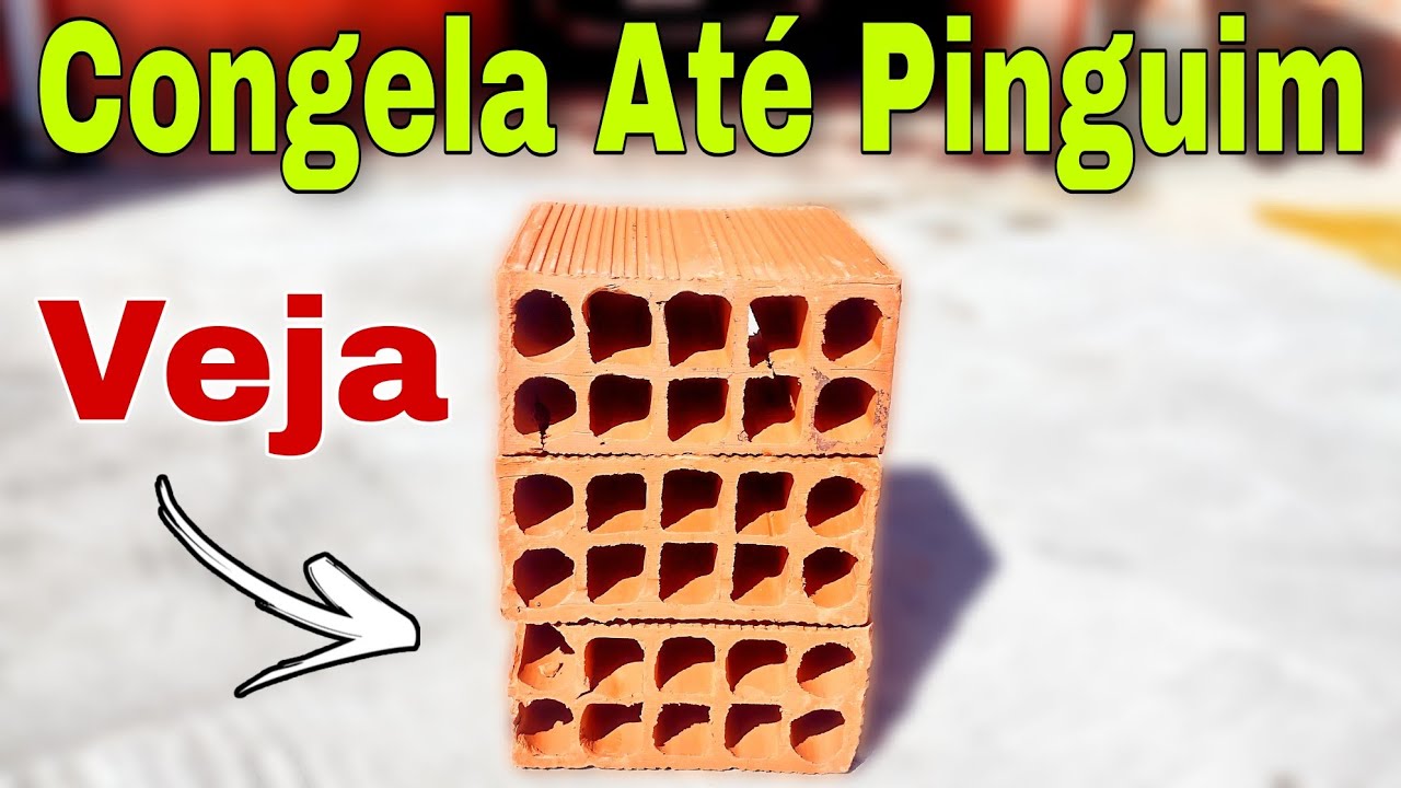 Genial Olha o Ar Condicionado Caseiro que Congela Até Pinguim Que Fiz