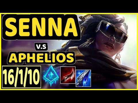 REKKLES (SENNA) vs APHELIOS - PENTAKILL 16/1/10 KDA BOTTOM ADC CHALLENGER GAMEPLAY - EUW