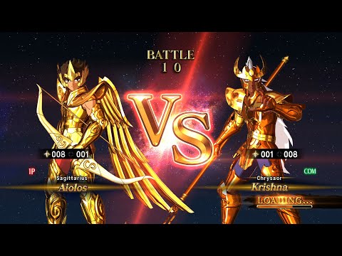 Aiolos (Sagittarius Gold Cloth) vs Krishna (Chrysaor Scale) - Saint Seiya: Soldiers' Soul