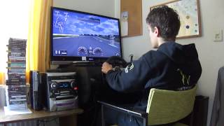 preview picture of video 'Logitech G27 Force Feedback Racing wheel gran turismo 5'