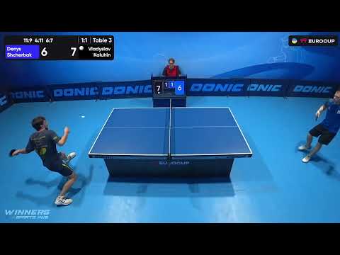12:50 Denys Shcherbak - Vladyslav Kaluhin 07.09.2023 TT Euro.Cup Ukraine Star. TABLE 3