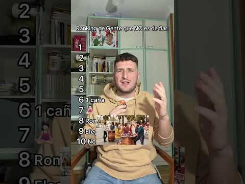Ranking gente que no es de fiar #humor #check #gente
