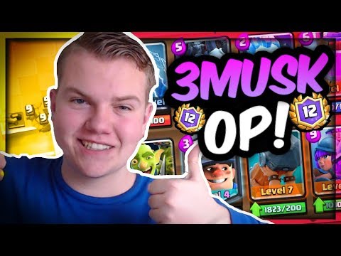 EASY 12 WINS! 3 Musketeers Ram Horde Deck LIVE in a Grand Challenge - Clash Royale