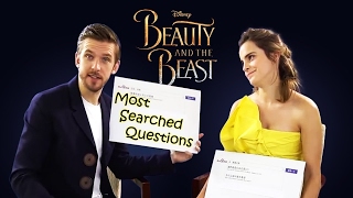 Emma Watson Answering Most Searched Questions About Beauty and the Beast HOT & CUTE !!!
