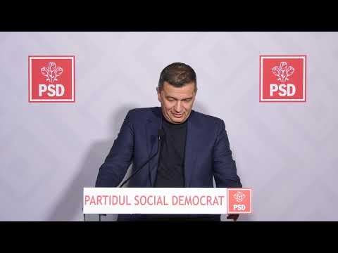 Conferință de presă susținută de Sorin Grindeanu la sediul PSD - 08.12.2025