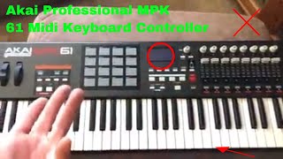 Video thumbnail for ✅  How To Use Akai Professional MPK 61 Midi Keyboard Controller Review by The Stuff I Use Channel