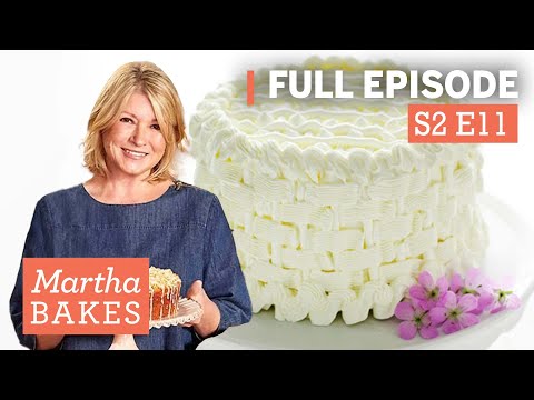 Martha Stewart Makes 2 Beautiful Cakes & Shares Top Decorating Tips | Martha Bakes S2E11 "Cakes"