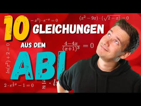 Diese Gleichungen kamen im Abi dran: Schaffst Du sie? | HOW TO MATHE ABI 2025