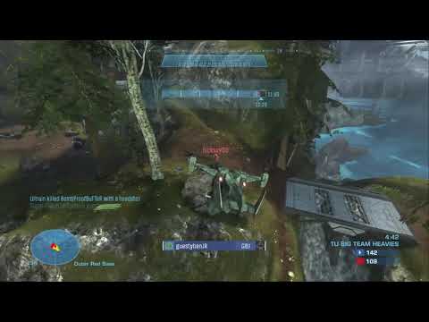 A Hornet Splatter Kill In Halo Reach Heavies!