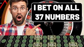 I BET ON ALL 37 NUMBERS IN XXXTREME LIGHTNING ROULETTE – WATCH NOW!