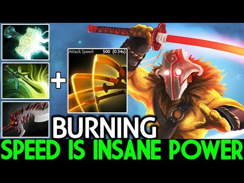 BurNIng [Juggernaut] Super Speed is Insane Power Unreal Damage 7.22 Dota 2