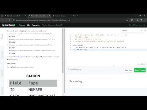 Hackerrank Sql Solutions Basic Part 5