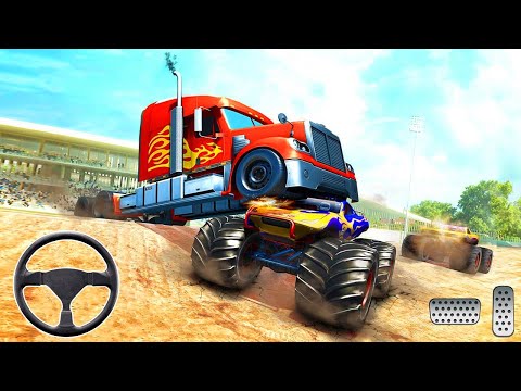 Monster Truck Demolition Derby 2021 ：Real Oil Tanker Truck Demolition Derby Games - Android Gameplay