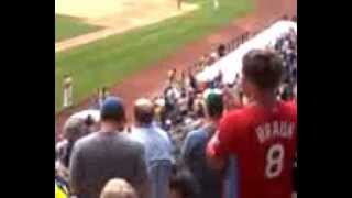 brewers home run 7/7/2013 section 218 seat 16