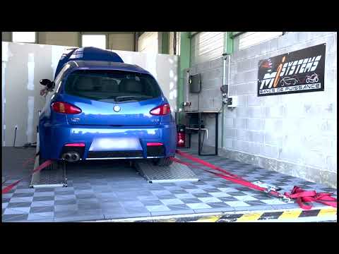 147 GTA 3.2 V6 - Passage au banc (Dyno Pull)