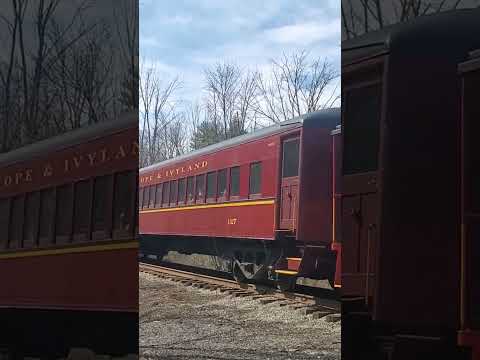 Chasing the New Hope Railroad passenger excursion #railfan #passengertrain #shorts #trains #railroad