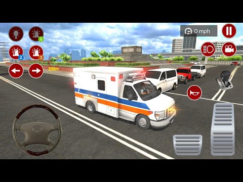 American Ambulance Emergency Simulator 2020 - Ambulance Driving Rescue Game - Android Gameplay