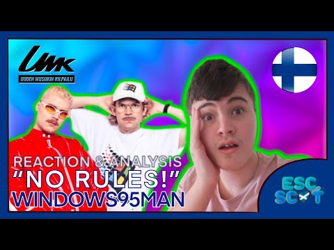 Windows95man "No Rules!" UMK 2024 🇫🇮 | REACTION | Eurovision 2024