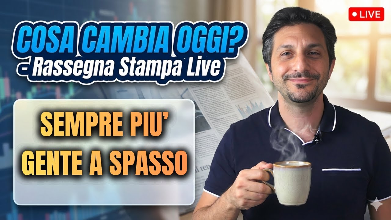 INOCCUPATI RECORD: In Italia sempre peggio!?