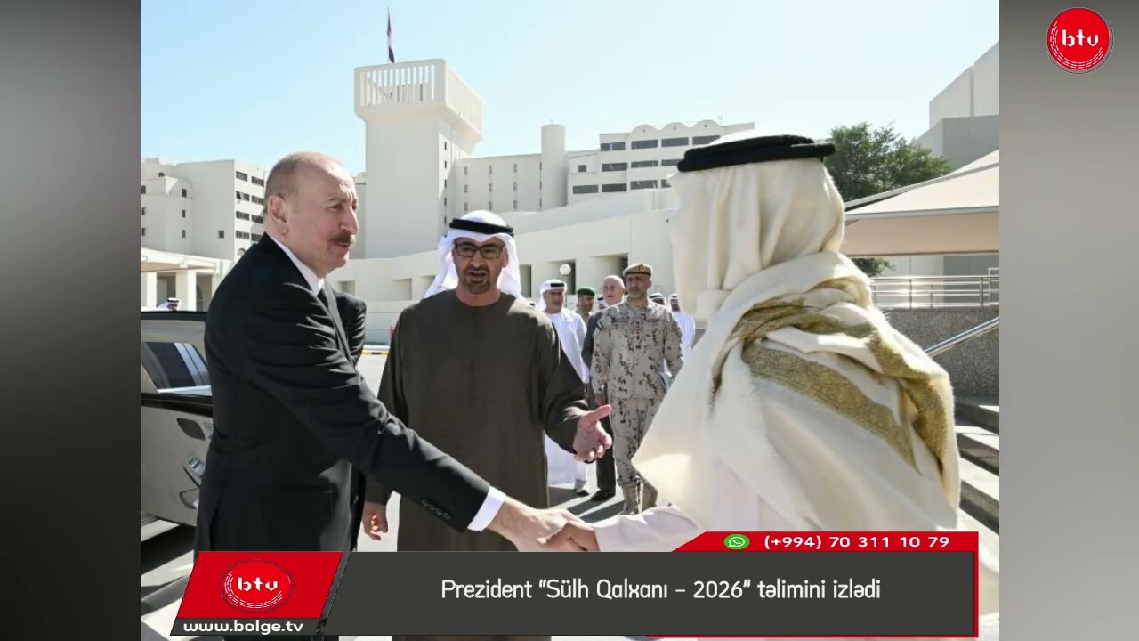 Prezident “Sülh Qalxanı - 2026” təlimini izlədi