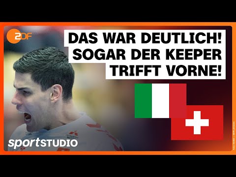 Italien – Schweiz Highlights | Handball-WM 2025 | sportstudio