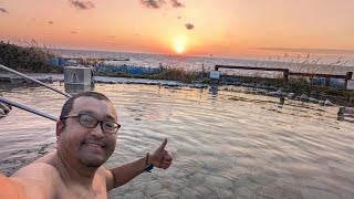 【伊豆大島】46歳ひとり旅！2泊3日で地層大切断面、三原山、裏砂漠、泉津の切通し、大島温泉 元町浜の湯など観光しました！2025年12月16日〜12月18日【なみよし旅】