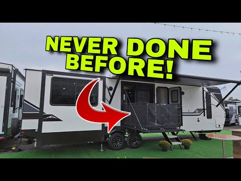 FIRST OF ITS KIND! ALL NEW Travel Trailer RV! East to West 3175RK Side Patio