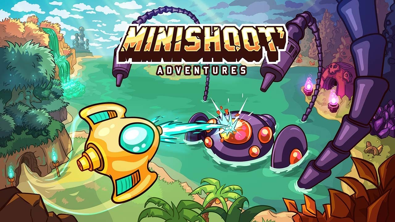Thumbnail for the official Minishoot' Adventures trailer showing gameplay highlights.