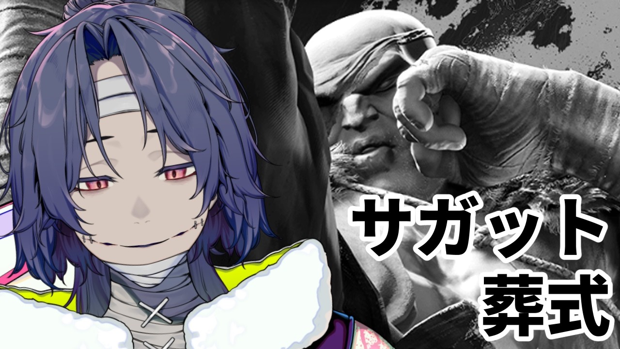 初心者サガットの葬式会場。　ついでにオリジナルアケコン天板お披露目回。　ダイヤ2～ その17【#vtuber 】