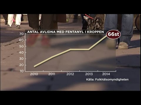 Dödsfallen av livsfarliga fentanylplåster ökar - Nyheterna (TV4)