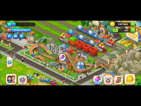 Township in-game Roller Coaster Level 81