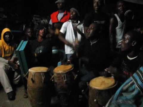 Kpanlogo at a wakekeeping in Chorkor