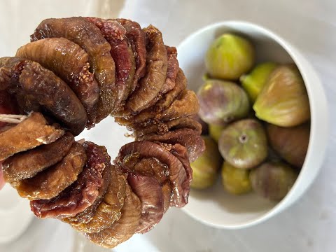 New Method to Dry Figs by boiling Them First