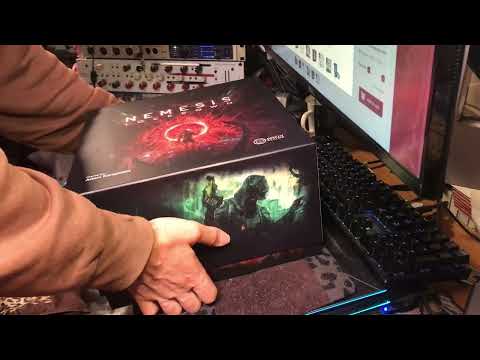 Unboxing NEMESIS LOCKDOWN kickstarter edition + stretch goals